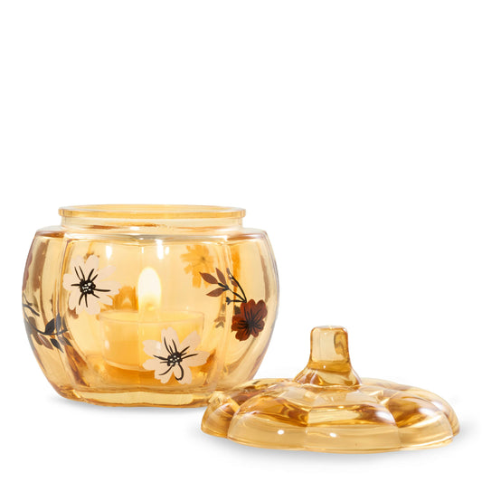 Flower Pumpkin Tea Light Candle Holder Tea Light Candle Holders