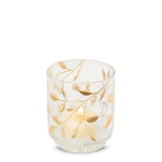 Gold Blossom Tea Light Candle Holder Tea Light Candle Holders