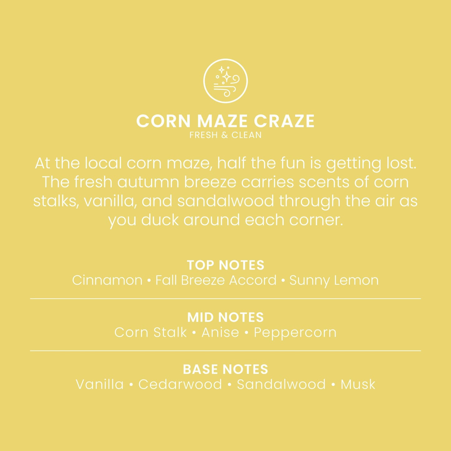 Corn Maze Craze Original Large Jar Candle